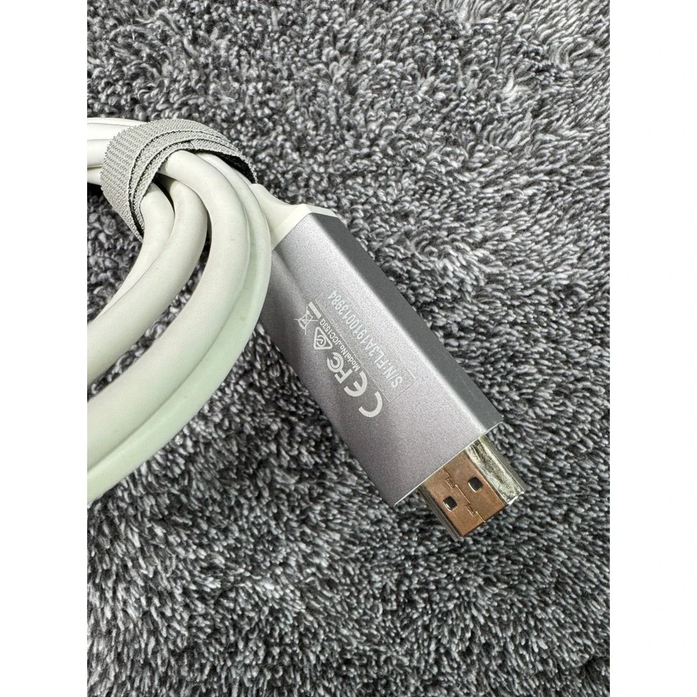 j5create USB-C to HDMI Adapter Cable JCC153G Space Gray and White 6ft